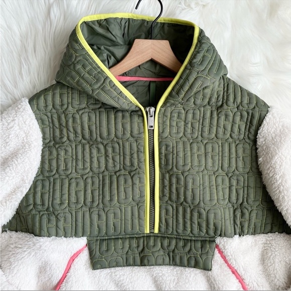 UGG IGGY SHERPA HALF ZIP PULLOVER - Picture 11 of 11